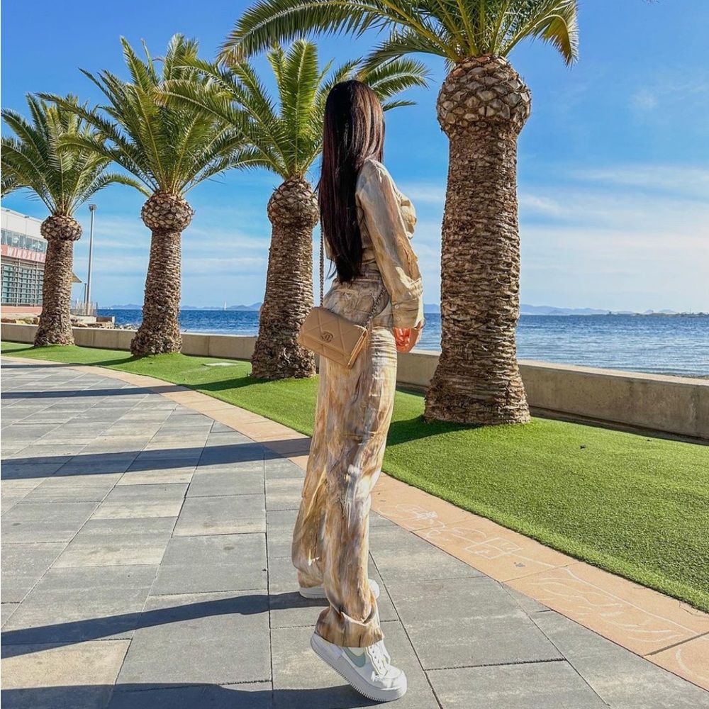 𝗡𝗪𝗧 𝗭𝗮𝗿𝗮 •  Straight Leg Tie-Dye Pants Multicolored Size XS